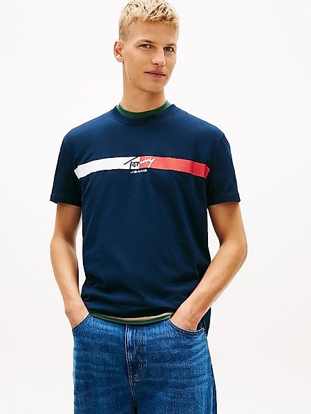 Tommy Jeans T-Shirt TJM REGULAR FIT SIGNATURE STRIPE günstig online kaufen