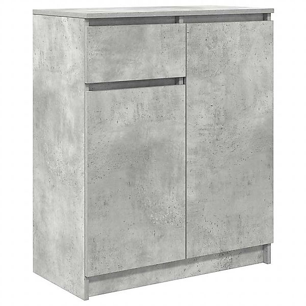 vidaXL Sideboard Sideboard mit Schublade Betongrau günstig online kaufen