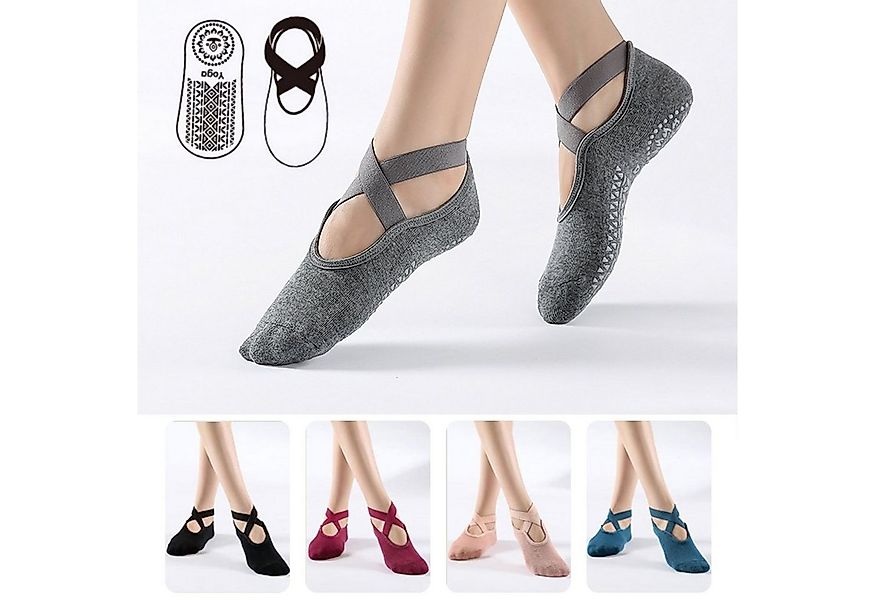 GOLDEN Sportsocken rutschfeste Socken Damen für Yoga Pilates Tanz Ballet mi günstig online kaufen