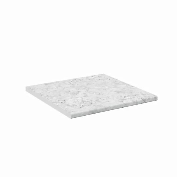 Vicco Unterschrank Küchenarbeitsplatte Marmor Weiß 60 cm günstig online kaufen