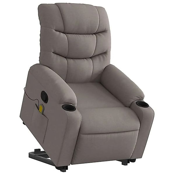 vidaXL Massagesessel mit Aufstehhilfe Taupe Stoff 3206661 günstig online kaufen