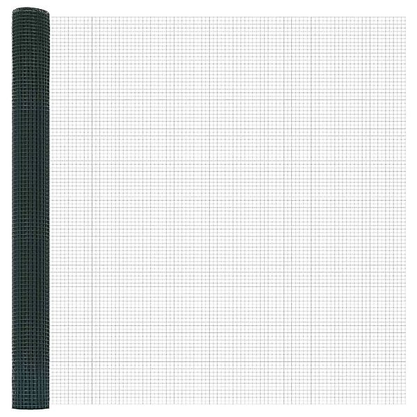 vidaXL Geschweißter Drahtzaun Grün 1,6 x 10 m 42005050 günstig online kaufen