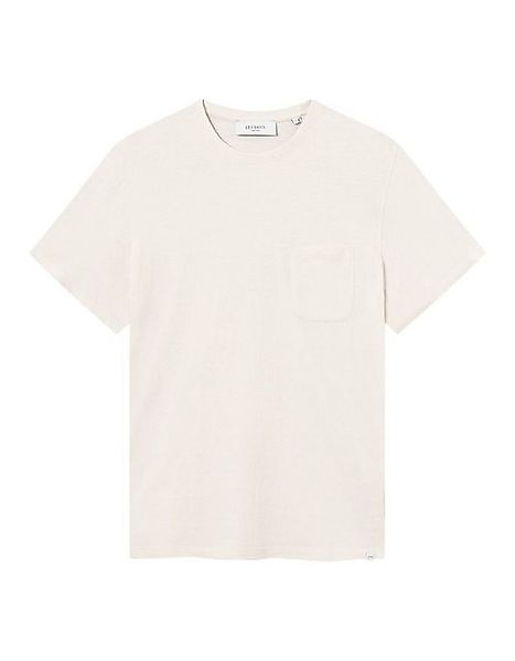 Les Deux T-Shirt - Kurzarm T-Shirt aus Leinenmischung günstig online kaufen