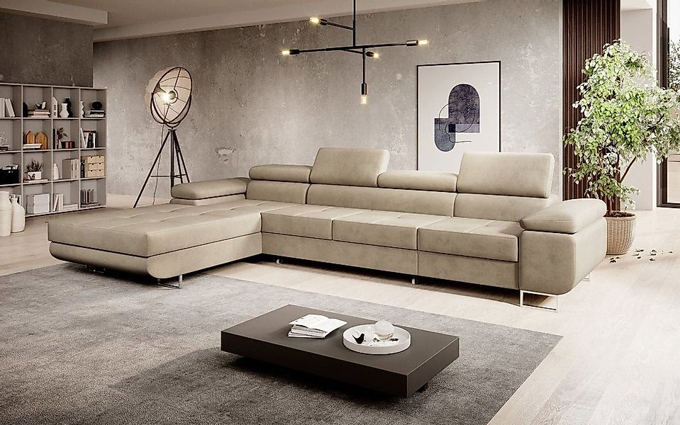 Luxusbetten24 Schlafsofa Designer Sofa Calvera Maxi, günstig online kaufen