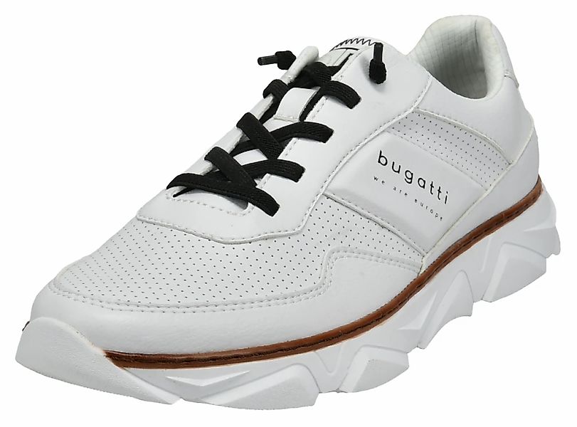 bugatti Slip-On Sneaker, Freizeitschuh, Halbschuh, Slipper mit Kontrast-Rah günstig online kaufen
