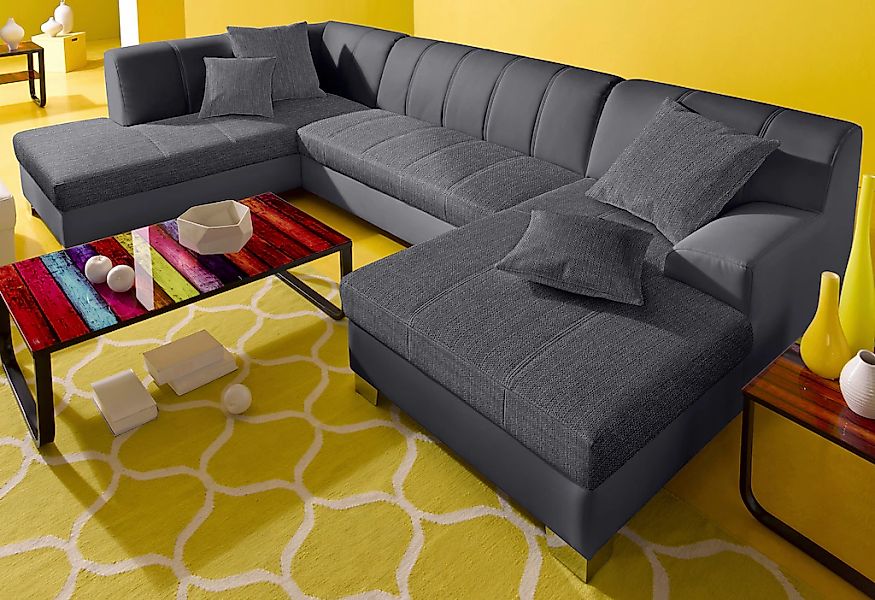 DOMO collection Wohnlandschaft "Turah moderne Steppung, incl. Zierkissen, a günstig online kaufen
