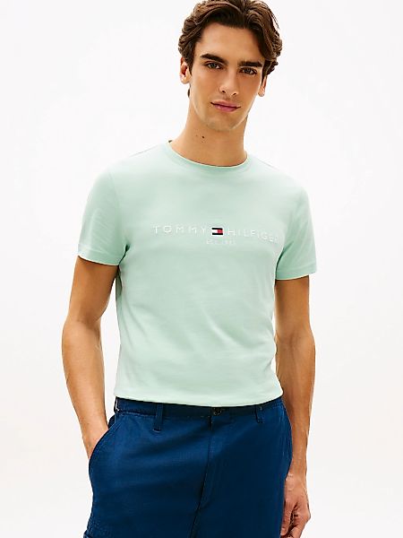 Tommy Hilfiger T-Shirt "TOMMY LOGO" aus reiner Baumwolle günstig online kaufen