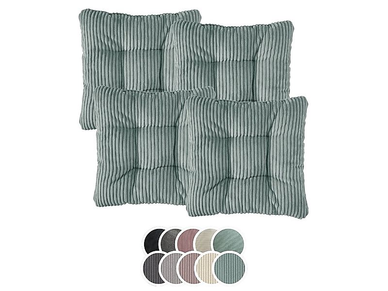 XDREAM Stuhlkissen Sitzkissen Set (2er & 4er) für Stühle und Bänke, robuste günstig online kaufen