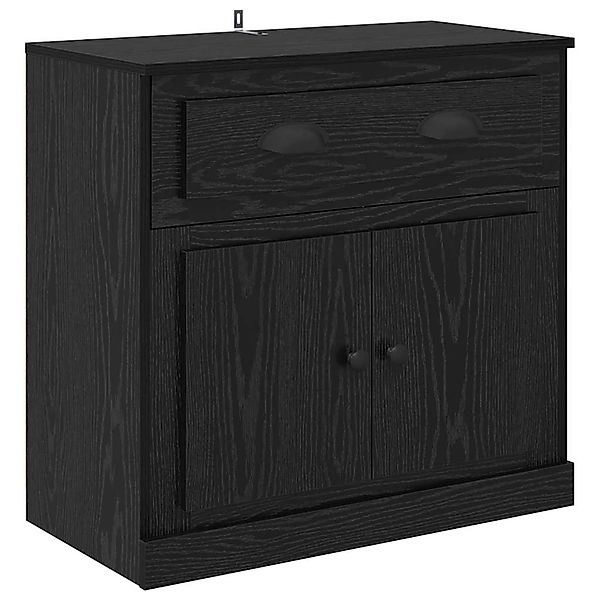 vidaXL Highboard Schwarz Eichen-Optik 70 x 35,5 x 67,5 cm 881419 günstig online kaufen