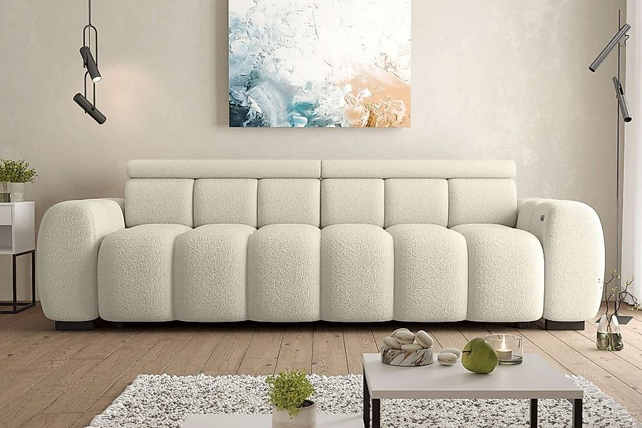 99rooms Big-Sofa Alessio, Sofa, Big-Sofa, mit elektrischer Sitztiefenverste günstig online kaufen