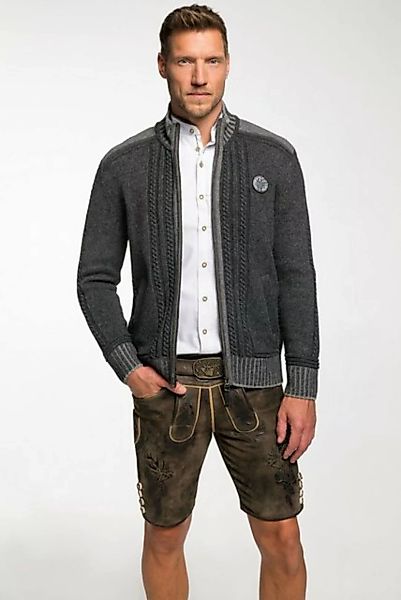 Spieth & Wensky Strickjacke Erato Hirschkopfpatch auf der Brust günstig online kaufen