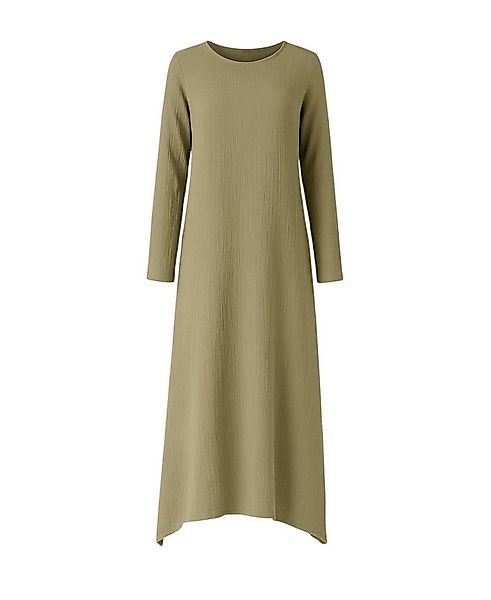 WENOR Longtunika Musselin 100 % Baumwolle 125 cm, Seitenschlitze, Modest Fa günstig online kaufen