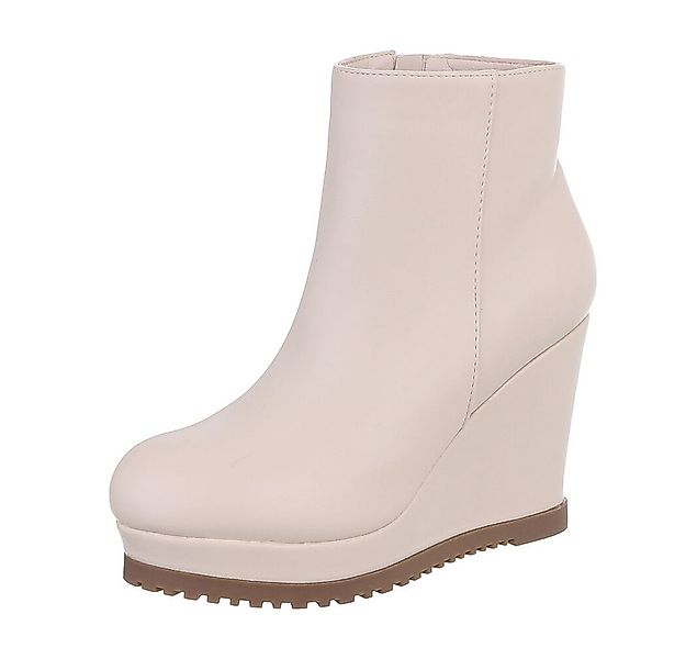 Ital-Design Damen Freizeit Plateaustiefelette (87108853) Keilabsatz/Wedge H günstig online kaufen