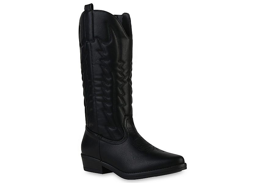VAN HILL 839106 Cowboystiefel Damen Leicht Gefütterte Cowboystiefel Stiefel günstig online kaufen