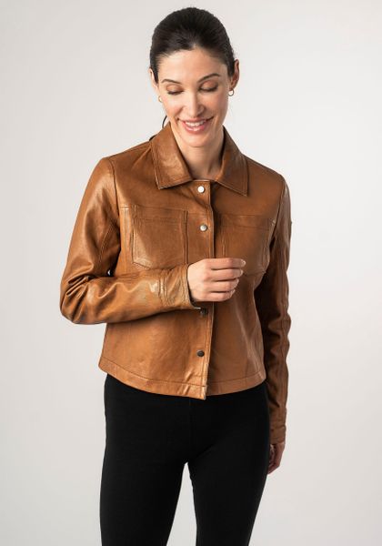 Mauritius Lederjacke "MWLefei" mit Brusttaschen günstig online kaufen