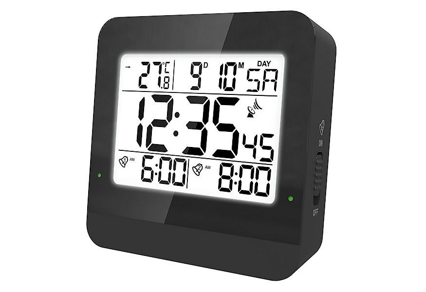 Miraval Funkwecker Funkwecker mit Temperaturnazeige Datumsanazeige Temperat günstig online kaufen