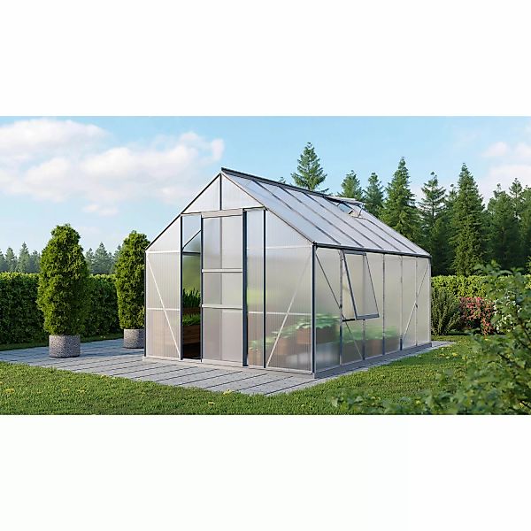 Vitavia Gewächshaus Meridian 9900 Alu 9,9 m² inkl. Fundament günstig online kaufen