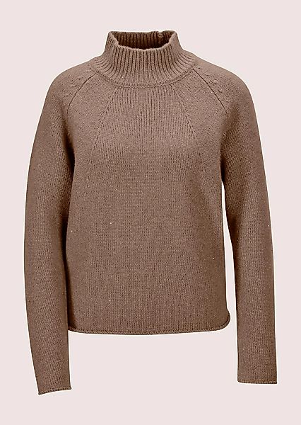 MADELEINE Longpullover "Strickpullover Moderner Glattstrickpullover mit Ste günstig online kaufen