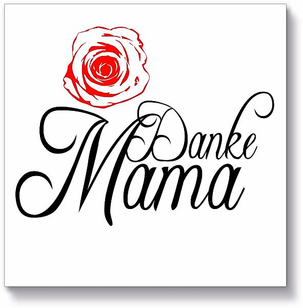 Artland Holzbild "Danke Mama", Sprüche & Texte, (1 St.) günstig online kaufen