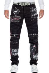 Cipo & Baxx Bikerjeans Herren straight günstig online kaufen
