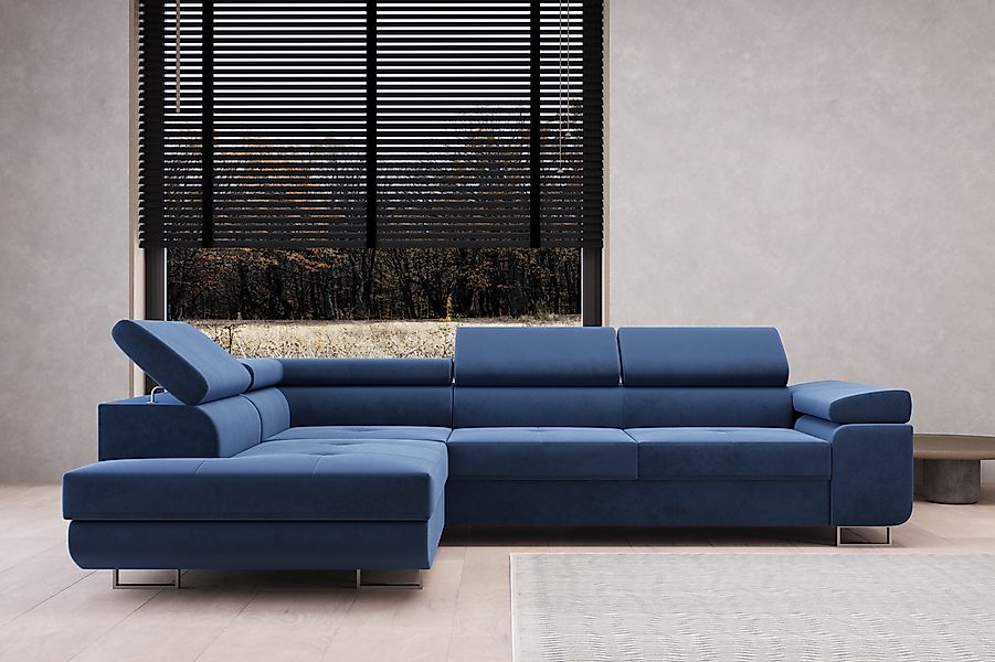 MOEBLO Ecksofa BUZZ L, mit Schlaffunktion, günstig online kaufen