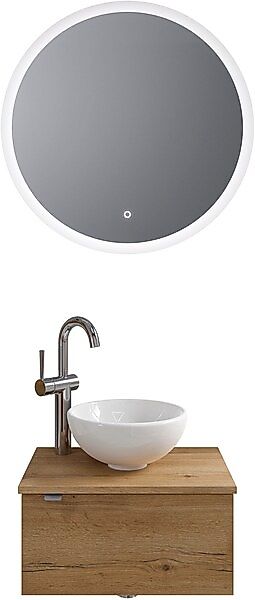 Saphir Badmöbel-Set »Serie 6915«, (4 St.), Gäste-Bad, mit LED-Spiegel und 1 günstig online kaufen