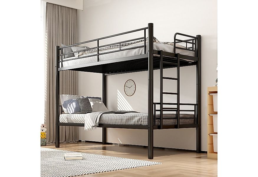 OKWISH Metallbett mit Sicherheitsgeländer (Etagenbett, Kinderbett, Stockbet günstig online kaufen