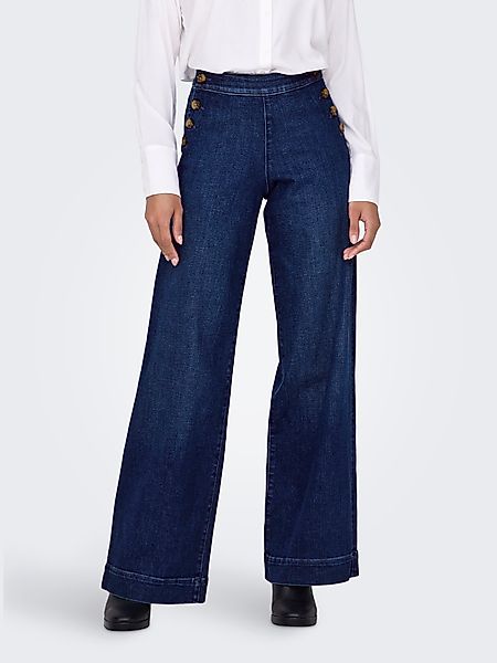 ONLY High-waist-Jeans ONLMADISON HW BUTTON WIDE günstig online kaufen