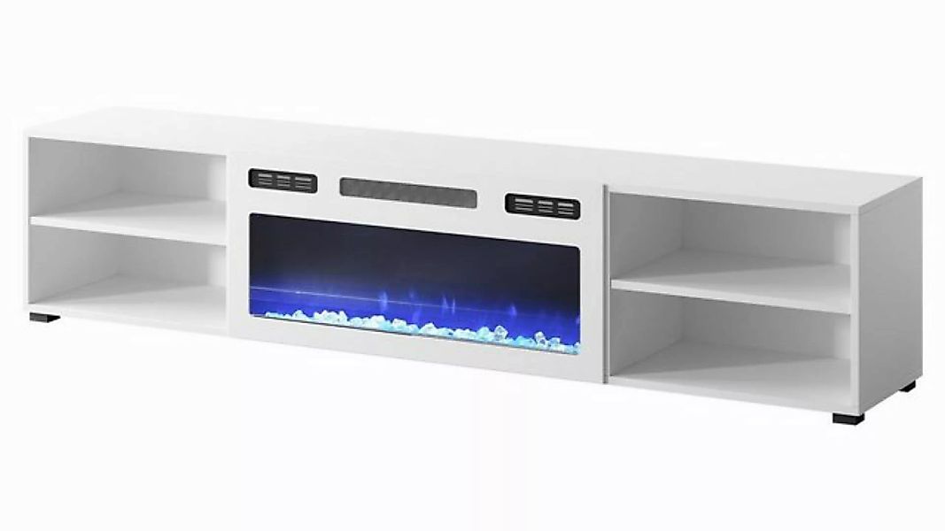 MIRJAN24 TV-Schrank Polo 180 (mit Elektrische Kamin) Realistische LED-Flamm günstig online kaufen