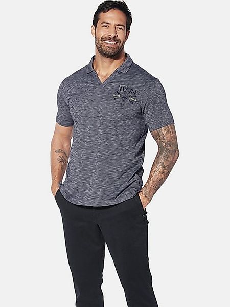 Jan Vanderstorm Poloshirt GISTUR mit kleinen Seitenschlitzen günstig online kaufen