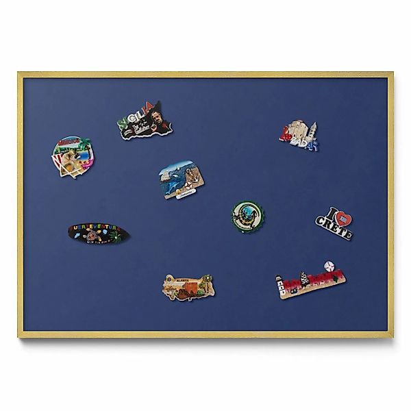Tulup Magnettafel Magnetboard für die Wand mit Motiv Farbe Marineblau 100x7 günstig online kaufen