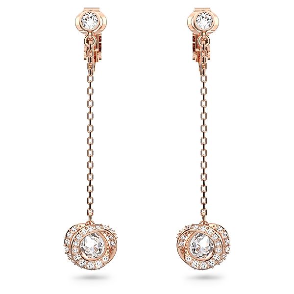Swarovski Ohrstecker-Set Generation Ohrclips Lang, Weiß, günstig online kaufen