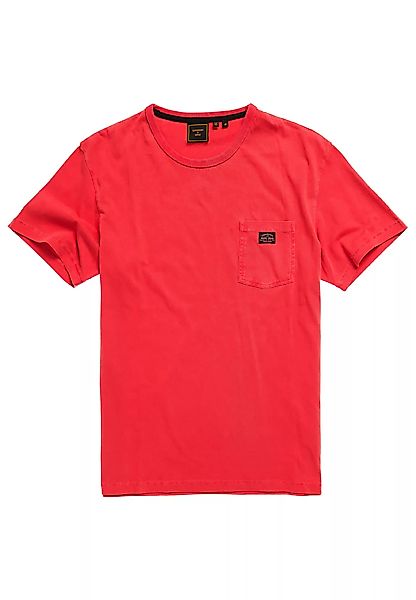 Superdry Gmt Dye Nyc Box Fit Kurzarm T-shirt XS Rouge Red günstig online kaufen