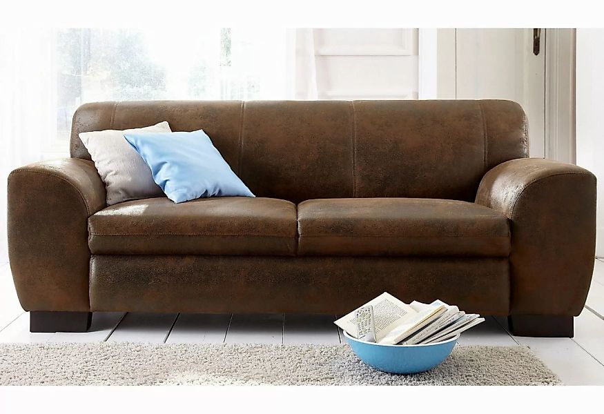 Home affaire Sofa Nika, 2 oder 3- Sitzer in Microfaser MELROSE günstig online kaufen