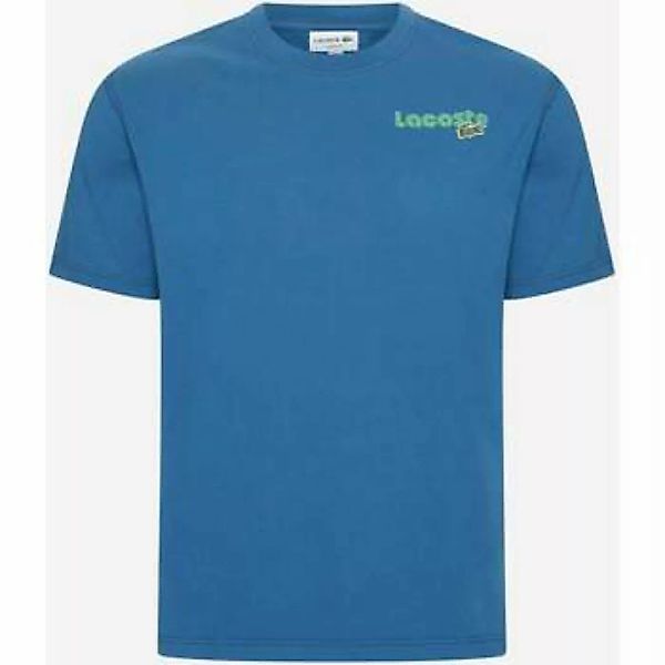 Lacoste  T-Shirts & Poloshirts backprint tee - globe günstig online kaufen