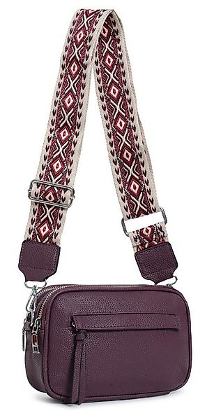 ITALYSHOP24 Schultertasche Damen Bodybag Umhängetasche Brusttasche Crossove günstig online kaufen