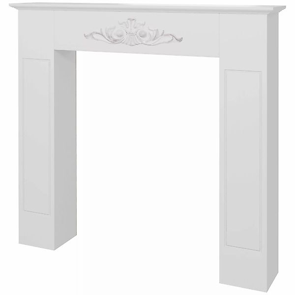 HOMCOM Kaminmantel Rahmen dekorativ für elektrischen Kamin 101 x 19 x 100 c günstig online kaufen