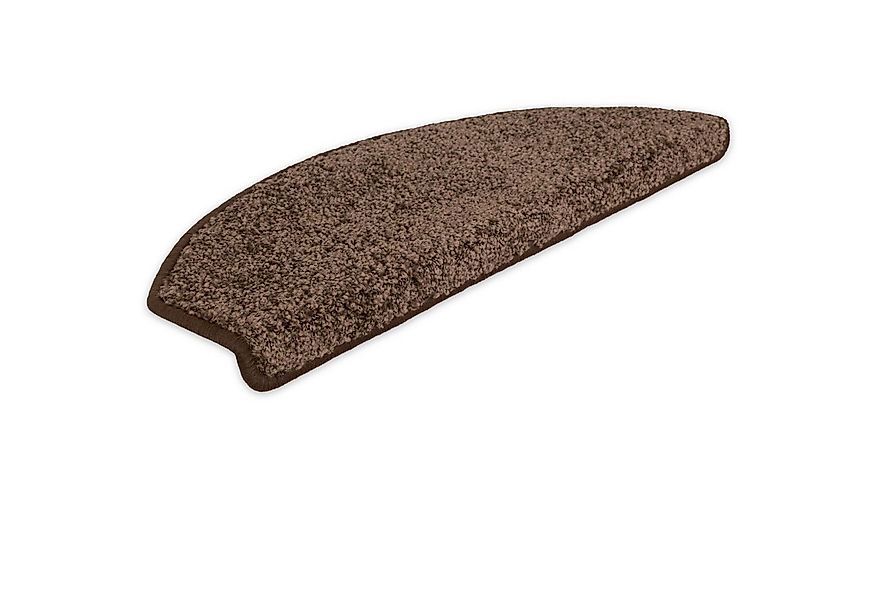 Metzker® Stufenmatte Stufenmatten Marseille Halbrund Kaffeebraun 14 Stück, günstig online kaufen
