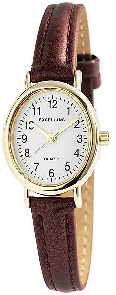 EXCELLANC Quarzuhr 1900265 mit Lederimitatband, 3ATM günstig online kaufen