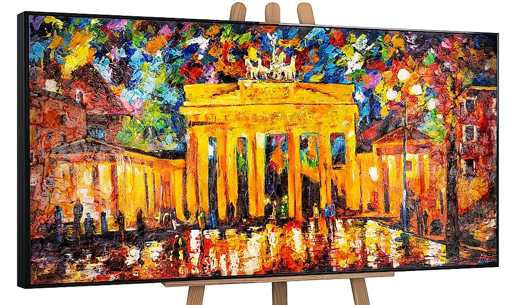 YS-Art Gemälde Brandenburger Tor, Architektur, Leinwand günstig online kaufen