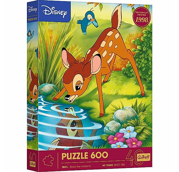 Trefl Puzzle Jubiläum Bambi, 600 Teile, 600 Puzzleteile günstig online kaufen