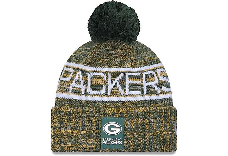 New Era Fleecemütze Bommel SIDELINE Green Bay Packers günstig online kaufen
