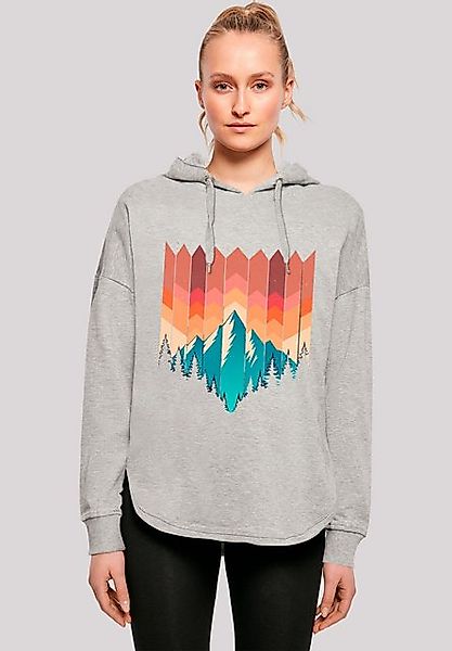 F4NT4STIC Kapuzenpullover Berg Sonnenuntergang Geometrisch Premium Qualität günstig online kaufen