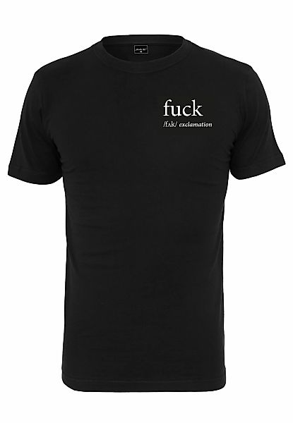 MisterTee T-Shirt "MisterTee Herren FCK Tee" 1 Stk. tlg. günstig online kaufen