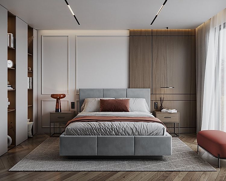 thematys Polsterbett Stauraumbett mit Bettkasten 90x200, 120x200, 140x200, günstig online kaufen