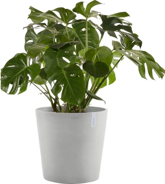 ECOPOTS Blumentopf AMSTERDAM White Grey, BxTxH: günstig online kaufen