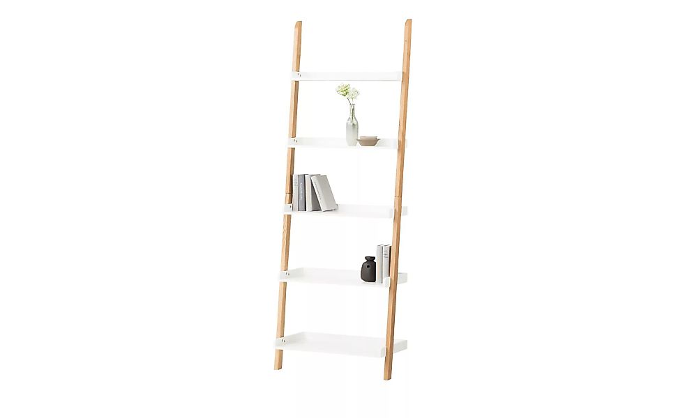 Leiterregal - weiß - 67 cm - 188 cm - 35 cm - Regale > Bücherregale - Möbel günstig online kaufen
