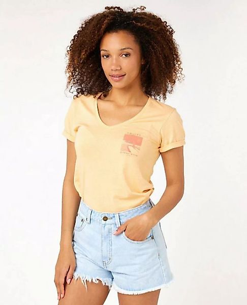 Rip Curl T-Shirt Re-Entry V-Ausschnitt Kurzärmliges T-Shirt günstig online kaufen