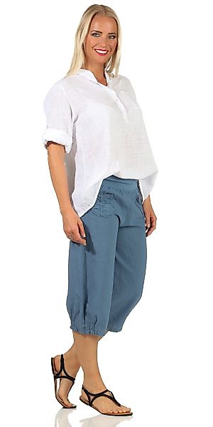 Aurela Damenmode Leinenhose Leinenhose Damen kurze günstig online kaufen