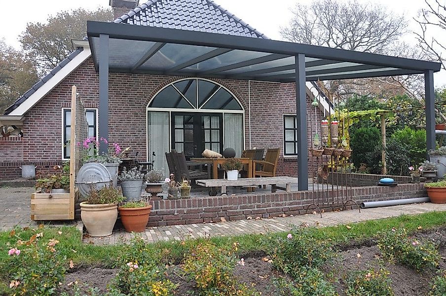 Terrasse2000 Terrassendach Terrassendach Alu Stegplatte Barcelona, in versc günstig online kaufen